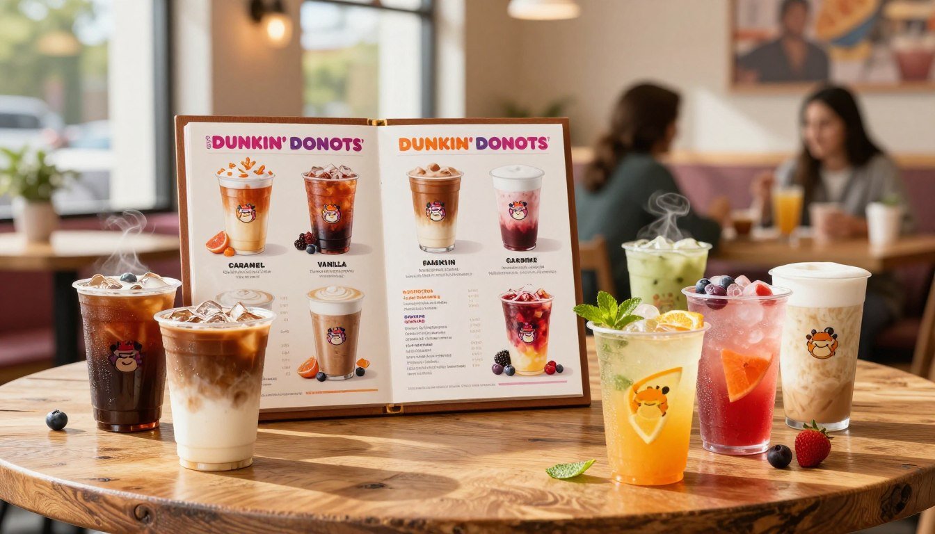 dunkin donuts drink menu