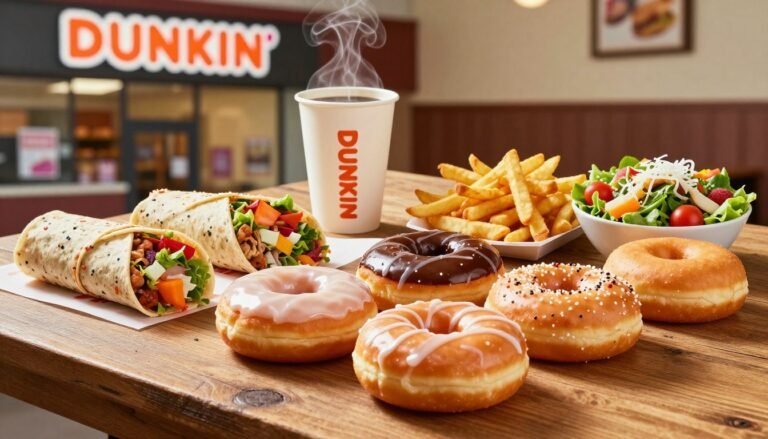 dunkin lunch menu