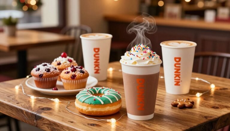 dunkin winter menu