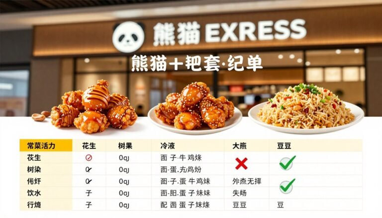 panda express allergen menu