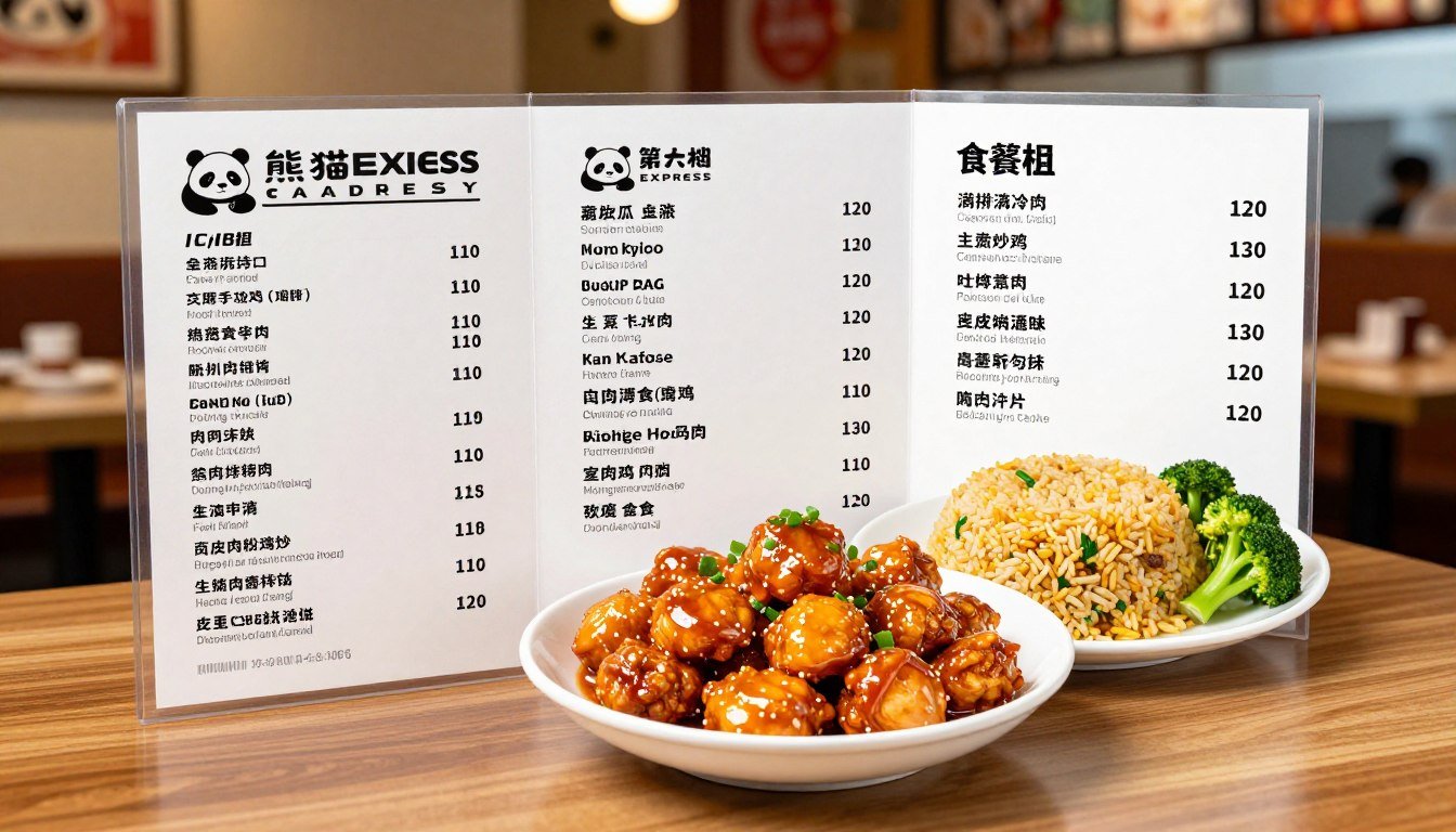 panda express calories menu