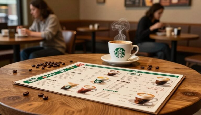 starbucks coffee menu
