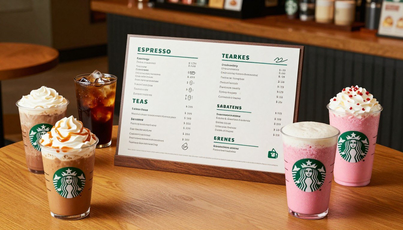 starbucks drinks menu